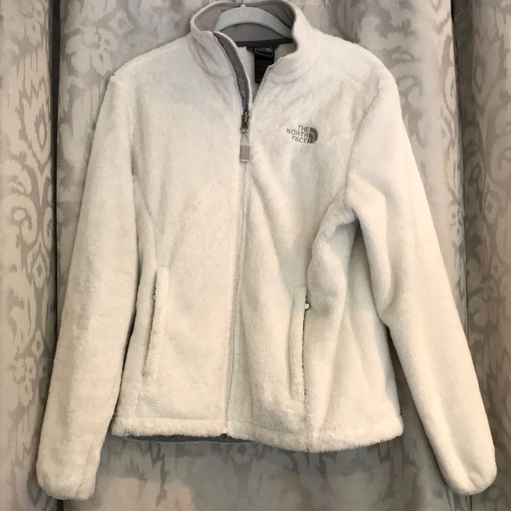 The North Face White Fuzzy Women’s Jacket small